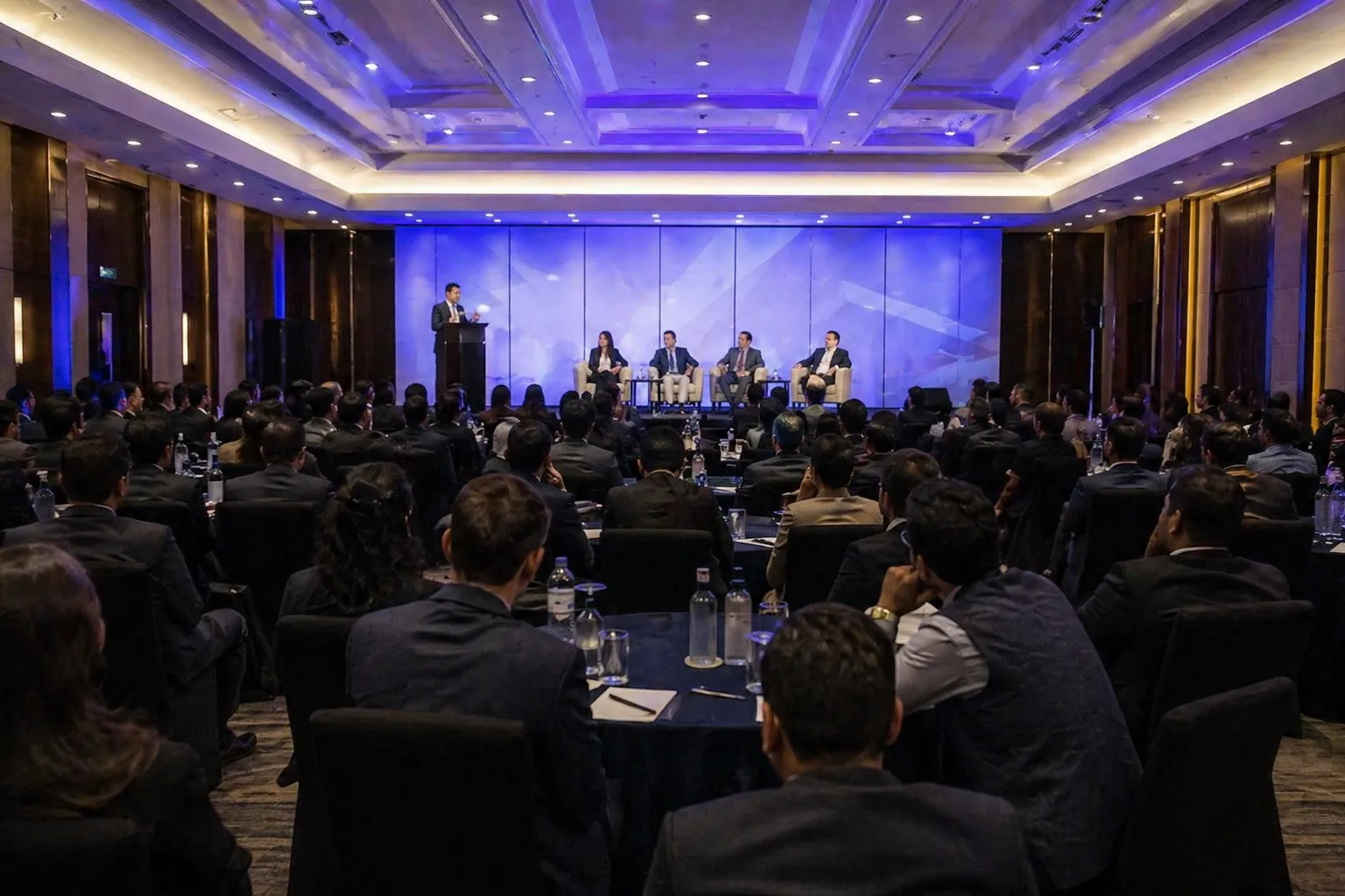 conference photography delhi panel discussion business event audience